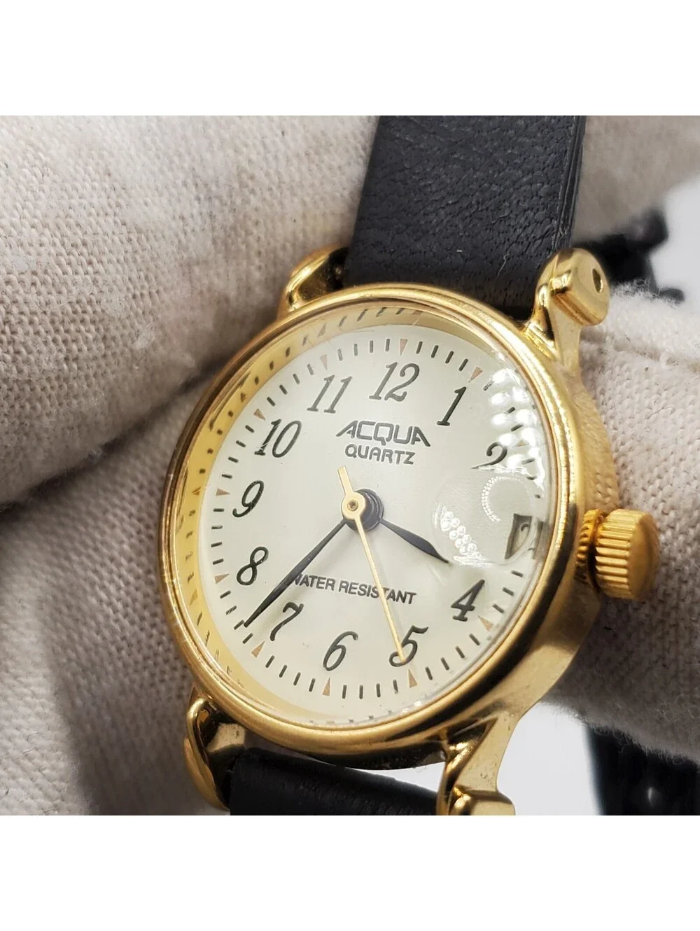 Timex Acqua Quartz Womens  Watch 22mm Date Dial New Battery